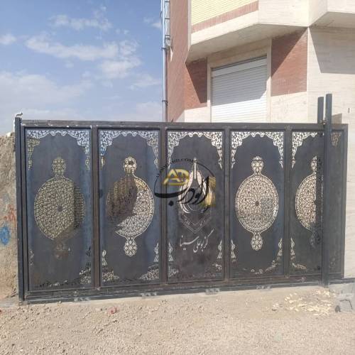 درب حیاط آهنی طرح CNC درب حیاط آهنی طرح CNC