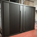 درب حیاط آهنی مدل کیت کت