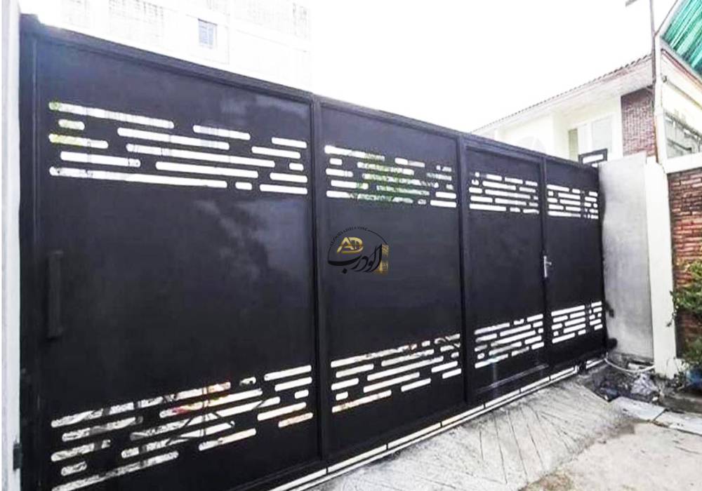 ساخت درب ریلی پارکینگ در اصفهان