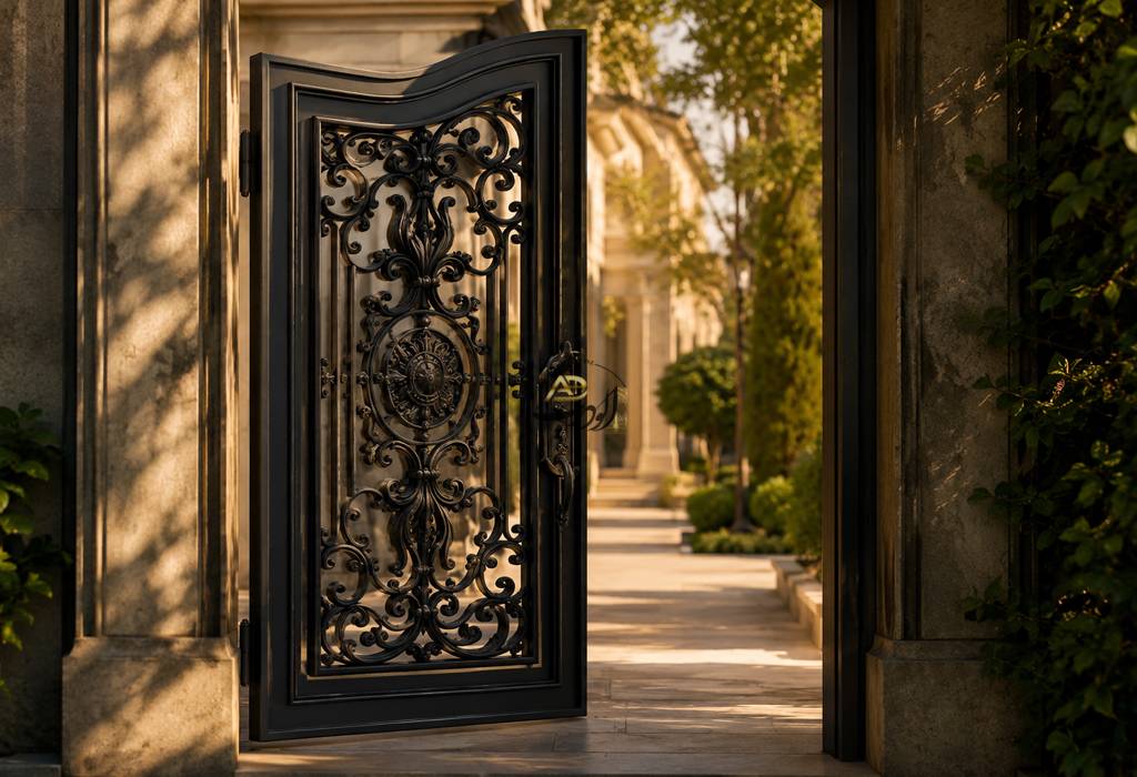 قیمت درب فرفورژه تک لنگه